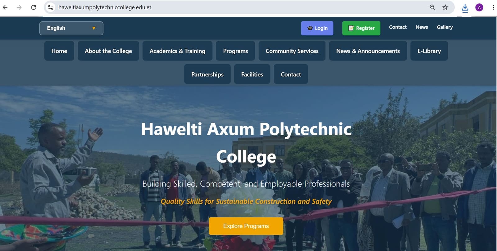 Axum Polytechnic College campus