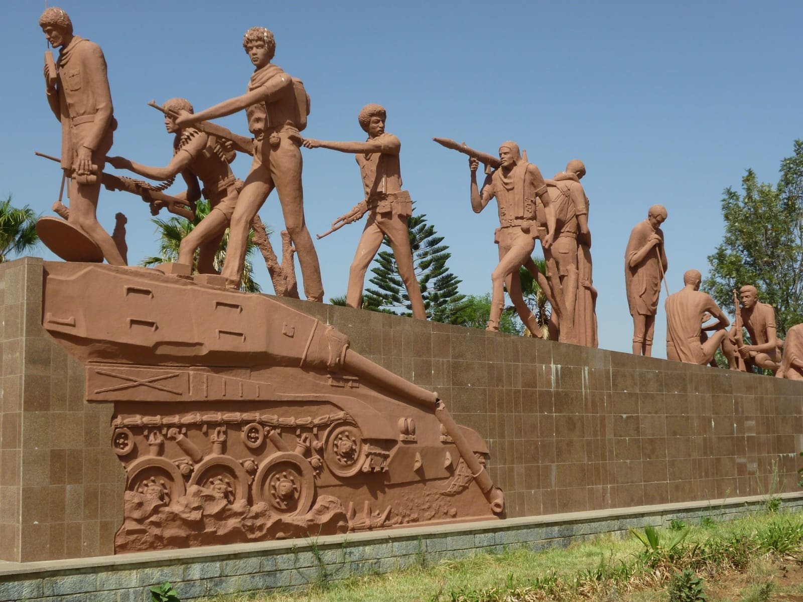 A landmark monument in Mekelle, Tigray
